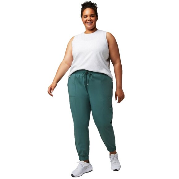 NWT Women's Fabletics XXL-1X STORM SLATE The One Jogger - Picture 3 of 6